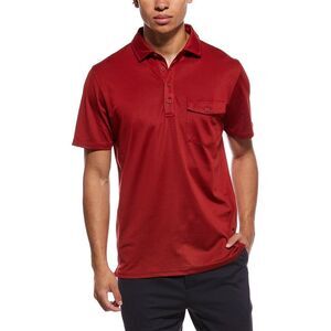 Ben Sherman Mens Air Pique Sports Fit Polo Shirt, Red